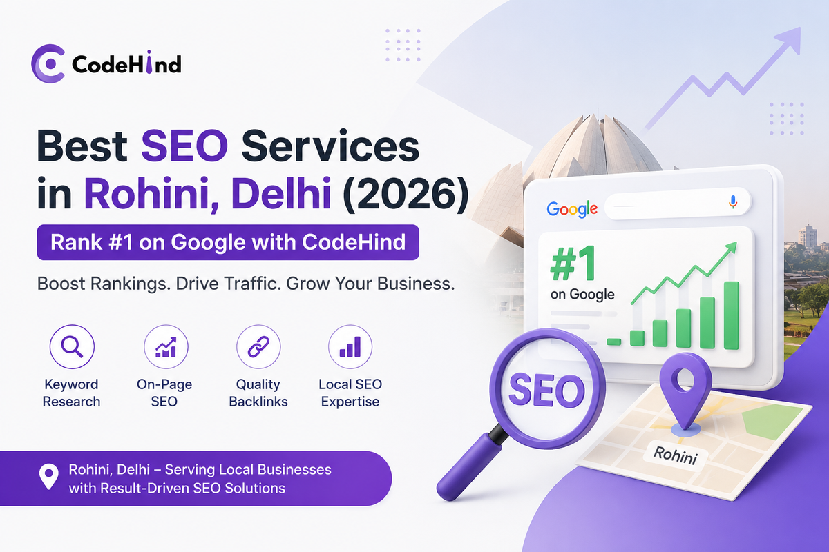 Best SEO Services in Rohini, Delhi | #1 SEO Company – CodeHind