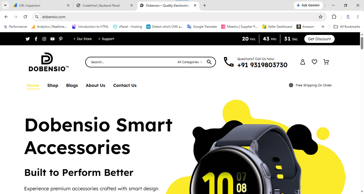 Dobensio – Smart Accessories & Electronics E-commerce Store
